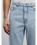 брюки джинсовые мужские ультра светлый индиго