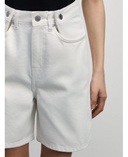 шорты джинсовые женские белый