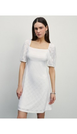 платье женское белый