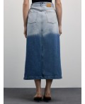 юбка джинсовая женская индиго