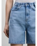 шорты джинсовые женские голубой индиго