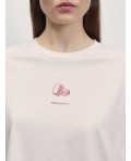футболка женская молочный