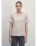 футболка женская бежевый