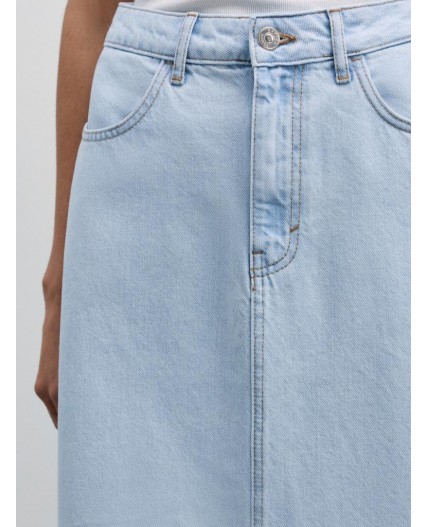 юбка джинсовая женская ультра светлый индиго