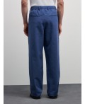 брюки мужские синий принт
