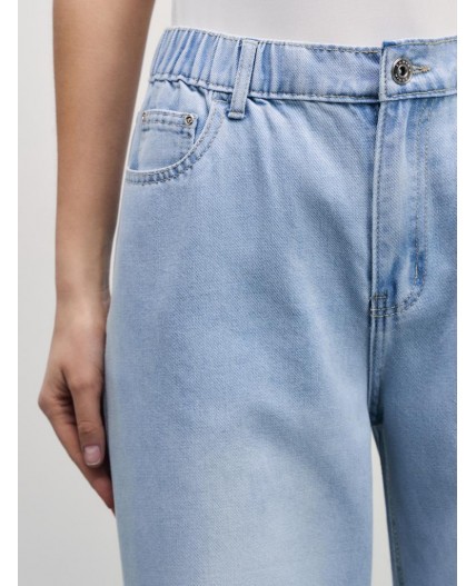 брюки джинсовые женские светлый индиго