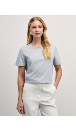 футболка женская светло-серый