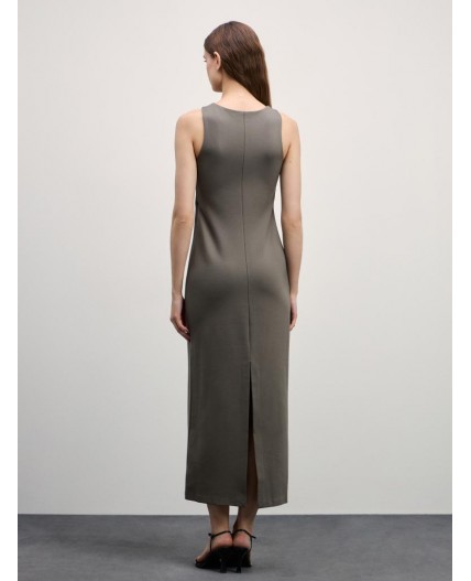 платье женское хаки/оливковый