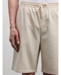 брюки (бриджи) мужские бежевый меланж