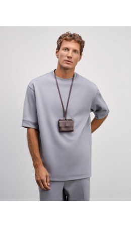 футболка мужская серый