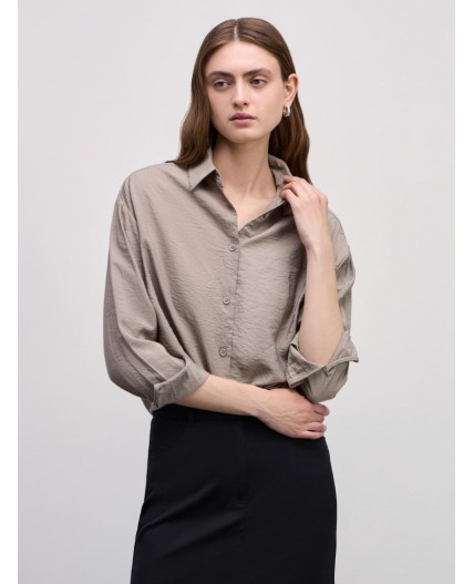 блузка женская бежевый меланж