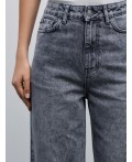 брюки джинсовые женские светло-серый