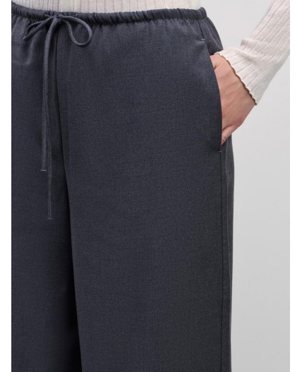 брюки женские серый меланж