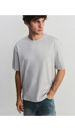 футболка мужская светло-серый
