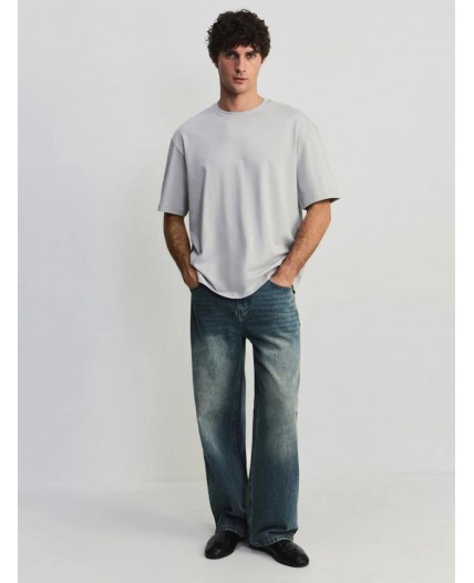 футболка мужская светло-серый