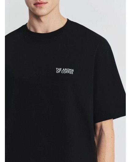 футболка мужская черный принт