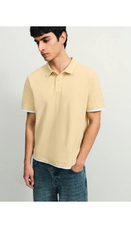 поло мужское бежевый