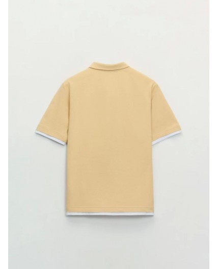 поло мужское бежевый