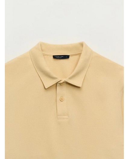 поло мужское бежевый