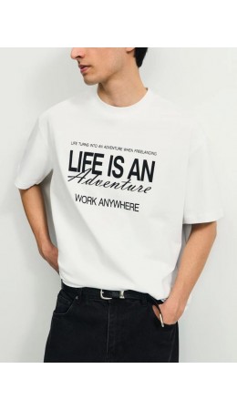 футболка мужская белый