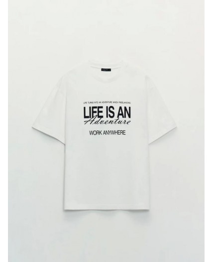 футболка мужская белый