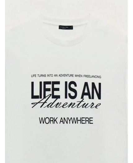 футболка мужская белый