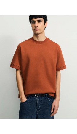 футболка мужская терракот/кирпичный