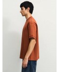 футболка мужская терракот/кирпичный