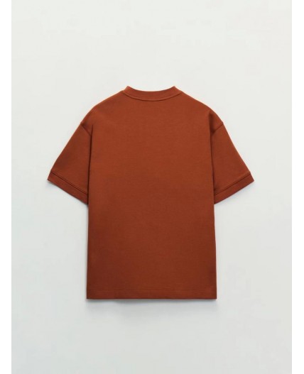 футболка мужская терракот/кирпичный
