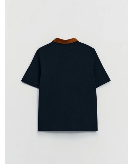 поло мужское полуночно-синий