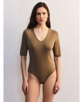боди женское хаки/оливковый