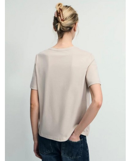 футболка женская бежевый