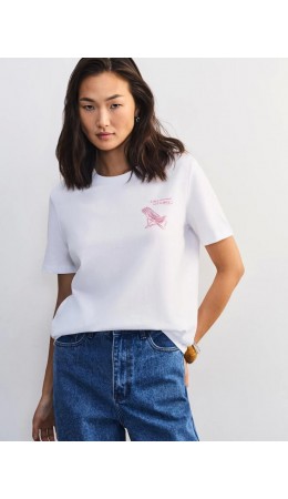 футболка женская белый