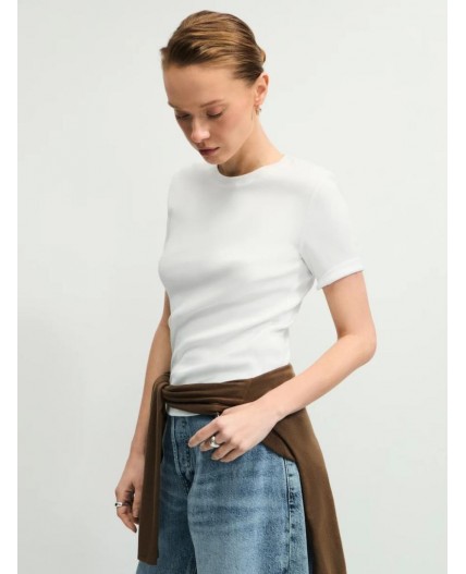 футболка женская белый