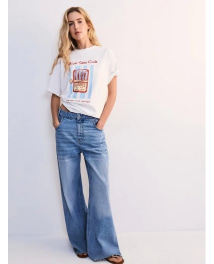 футболка женская ваниль