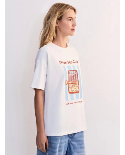 футболка женская ваниль