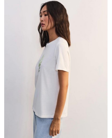 футболка женская ваниль