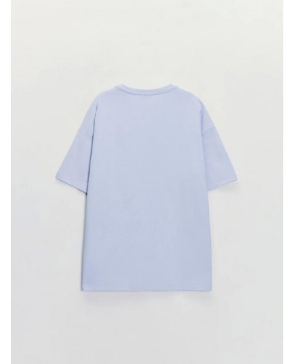 футболка женская голубой