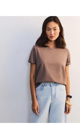 футболка женская капучино