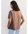 футболка женская капучино