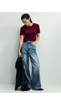 футболка женская темно-розовый