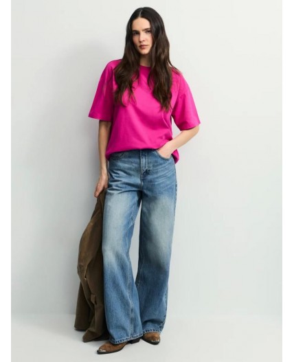 футболка женская фуксия