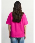 футболка женская фуксия