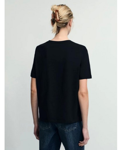 футболка женская черный