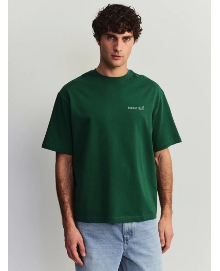 футболка мужская темно-зеленый