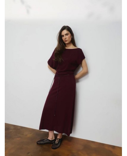 юбка с ремнем женская фуксия