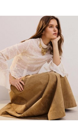 юбка женская темно-бежевый/песочный