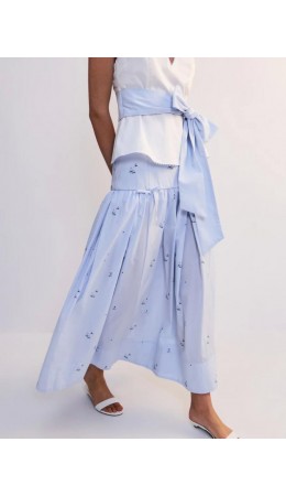 юбка женская голубой