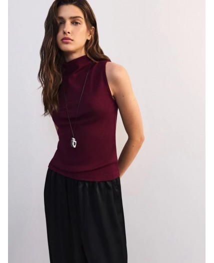 блузка женская тёмно-бордовый