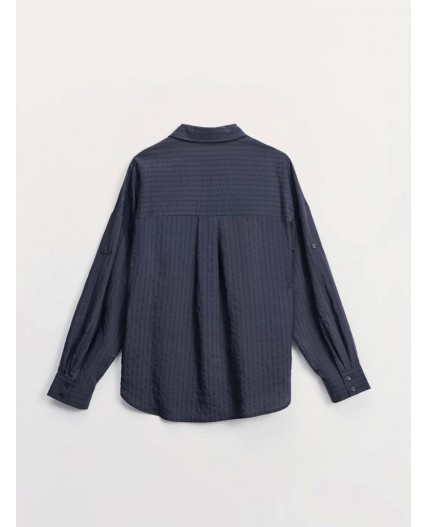 блузка женская темно-серый меланж